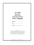 TC1705 User`s Manual