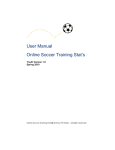 User Manual Online Soccer Training Stat`s - Competitive