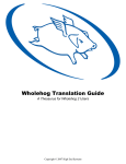 Wholehog Translation Guide