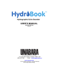 HydroBook User`s Manual - Higgs Hydrographic Tek