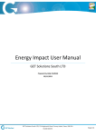 Energy Impact User Manual - Energy Impact Ltd Energy
