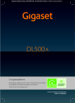 Gigaset DL500A – your perfect companion