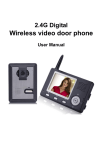 Wireless video door phone