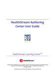 Authoring Center User Guide