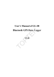 GL-08 GPS logger User Manual