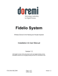 Fidelio User Manual