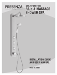 RAIN & MASSAGE SHOWER SPA