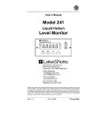 Model 241 Level Monitor - Lake Shore Cryotronics, Inc.