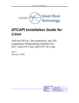 EFCAPI Installation Guide for Linux