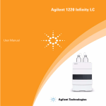 Agilent 1220 Infinity LC User Manual