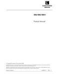 Eurotherm User Manual for the 582, 583 and 5831