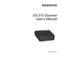 VS-310 Scanner User`s Manual