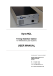 HighQ Sync HQL User Manual