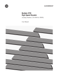 2755-ND001, High Speed Decoder User Manual