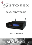 QUICK START GUIDE AivX - 372HD
