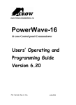 PW16 User Manual
