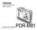 toshiba pdr-m81 User guide manual operating instructions camera