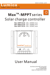 Max-Mppt series Solar controller User Manual-En Ver