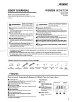 POWER MONITOR PMC USER`S MANUAL