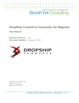 Dropship Commerce Magento Extension - User Manual