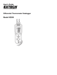 Extech HD200 Differential Thermometer Data Logger