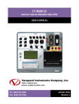 CT-8000 S3 User`s Manual - Vanguard Instruments Company, Inc.