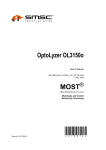 User Manual - OptoLyzer OL3150o