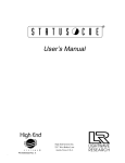 Status Cue User`s Manual