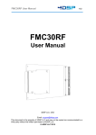 FMC30RF User Manual - 4DSP LLC | Data Acquisition and Signal
