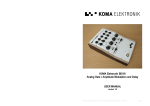 KOMA Elektronik BD101 Analog Gate / Amplitude Modulation and