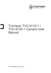 TruVision TVC-6110-1 / TVC-6120-1 Camera User Manual