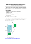 RF/MF Card Home & Office Lock User Manual V22.0