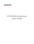 KYOCERA DuraForce User Guide