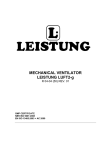 MECHANICAL VENTILATOR LEISTUNG LUFT2-g