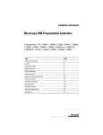 MicroLogix 1000 Programmable Controllers