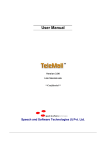 TeleMail User Manual - Speech and Software Technologies