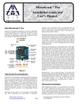 Installation Guide and User`s Manual MicroSynch Pro