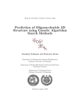 Prediction of oligosaccharide 3D structure using genetic algorithm