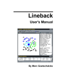 Lineback User`s Manual - ISyE - Georgia Institute of Technology