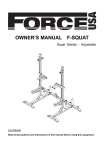 F-SQUAT Assembly Manual - Australian Fitness Supplies