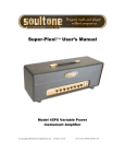 User Manual - Soultone Amplification, Inc.