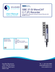 SBE 37-SI RS-485 MicroCAT Manual - Sea