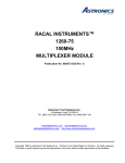 Manual - Astronics Test Systems