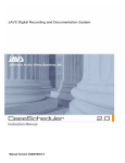 CaseScheduler UserManual CS20070307