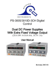 User Manual_PS 3005D-3power supply_Ver_0