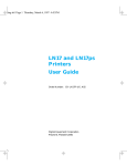 LN17 and LN17ps Printers User Guide