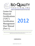 Certification Management User Manual (Part 1)