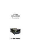 Users Manual Model HL-550FX