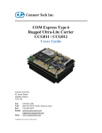 COM Express Type 6 Lite Carrier Manual