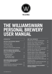 THE WILLIAMSWARN PERSONAL BREWERY USER MANUAL